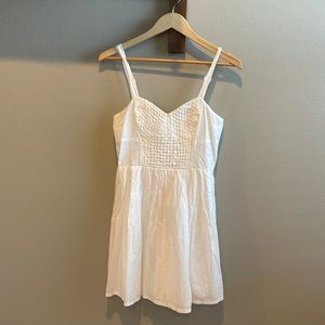 French Connection white mini dress.